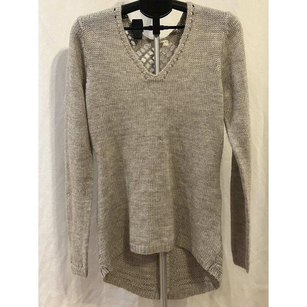Kenar Tan Crochet Sweater Women's size XL